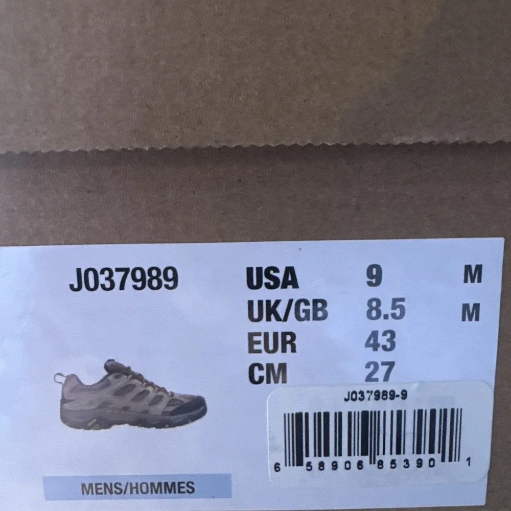 Merrell Moab 3 Waterproof Hiking Shoe Men's Size 9 Walnut J037989